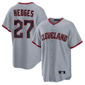 Cleveland Guardians #27 Austin Hedges Player Gray CLOTHIN Home Game Stitched Jerseys