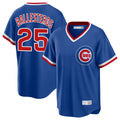 Chicago Cubs #25 Moises Ballesteros Player Royal CLOTHIN T-shirt Cooperstown Collection Limited Stitched Jerseys
