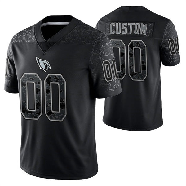 Custom A.Cardinals ACTIVE PLAYER Black CLOTHIN Reflective Limited Stitched Jersey