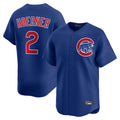 Chicago Cubs #2 Nico Hoerner Player Royal CLOTHIN Limited Home Stitched Jerseys