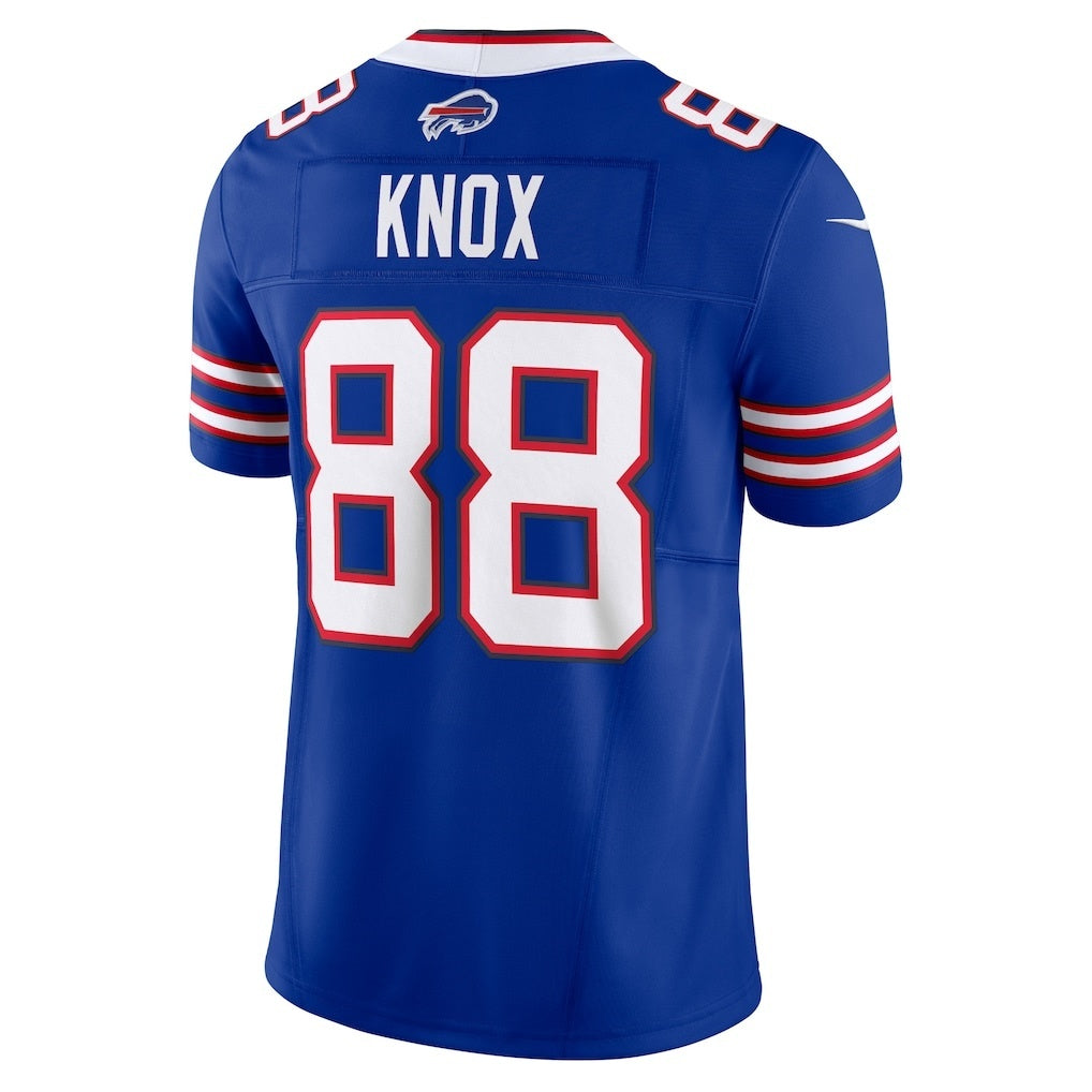B.Bills #88 Dawson Knox Royal CLOTHIN Vapor F.U.S.E. Limited Jersey