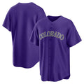 Colorado Rockies Purple CLOTHIN Alternate Replica Team Jersey