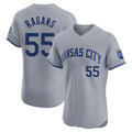 Kansas City Royals #55 Cole Ragans Player Gray CLOTHIN Limited Elite Home Stitched Jerseys