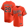 Baltimore Orioles #29 Samuel Basallo Player Orange CLOTHIN Limited Home Game Stitched Jerseys