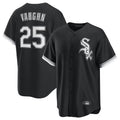 Chicago White Sox #25 Andrew Vaughn Player Black CLOTHIN Home Game Stitched Jerseys