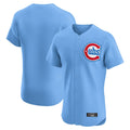 Chicago Cubs Light Blue CLOTHIN Limited Elite Home Game Blank Player Stitched Jerseys