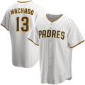 San Diego Padres #13 Manny Machado White CLOTHIN Home Replica Player Jersey