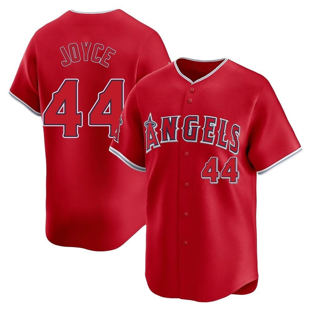 Los Angeles Angels #44 Ben Joyce Player Red CLOTHIN Home Limited Stitched Jerseys