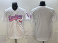 Los Angeles Dodgers Blank White CLOTHIN Hello Kitty Night Stitched Jersey