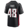 A.Falcons #48 Bralen Trice Black CLOTHIN Team Game Jersey