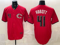 Cincinnati Reds #41 Andrew Abbott Red CLOTHIN 2026 City Connect Stadium Stitched Jersey