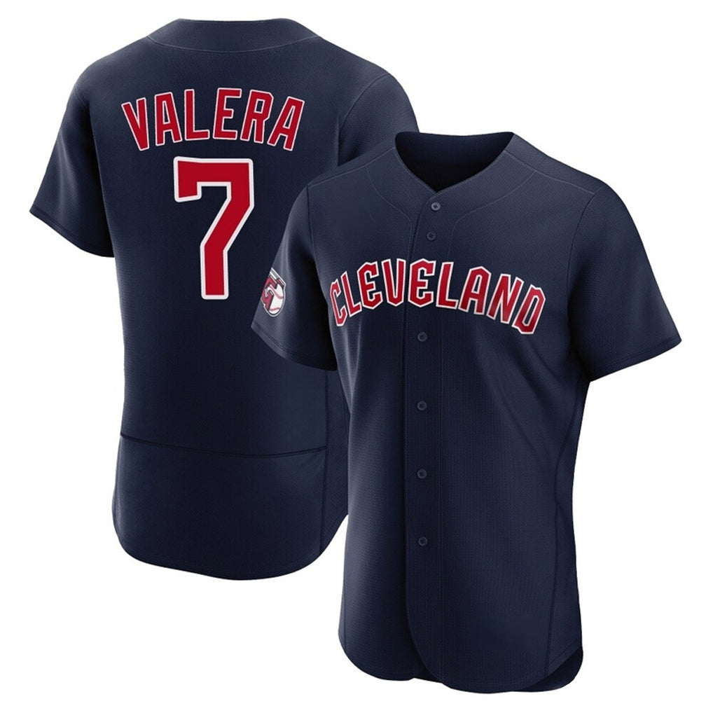 Cleveland Guardians #7 George Valera Player Navy CLOTHIN Limited Elite Home Stitched Jerseys