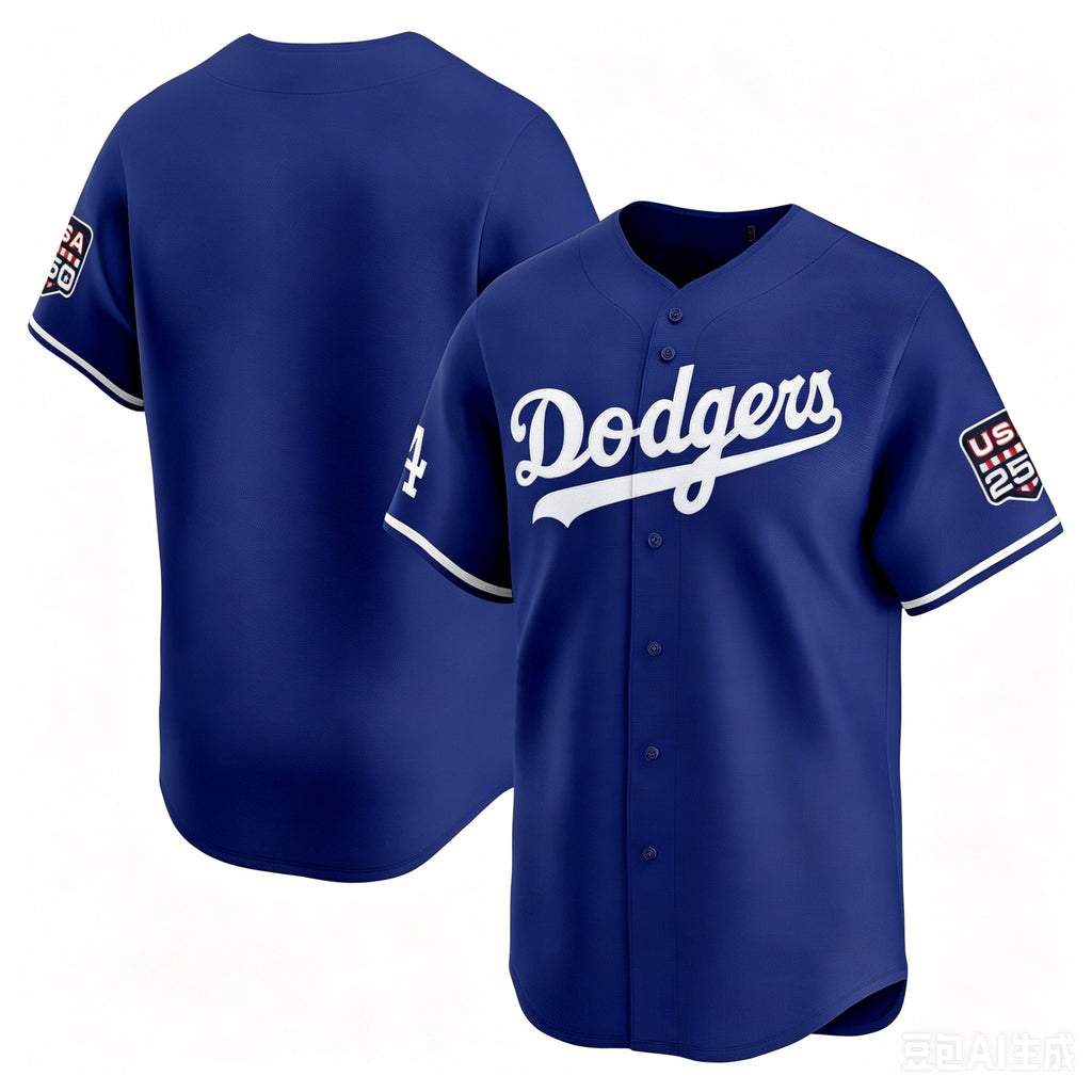 Los Angeles Dodgers Royal CLOTHIN USA 250 Limited Stitched Jersey