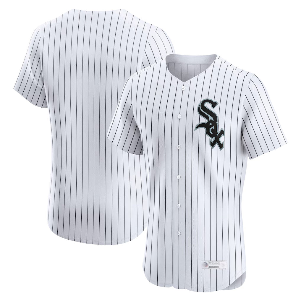 Chicago White Sox Blank Player White CLOTHIN Limited Elite Home Stitched Jerseys