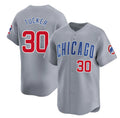Chicago Cubs #30 Kyle Tucker Grey CLOTHIN 2025 Limited Stitched Jersey