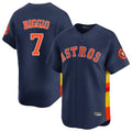 Houston Astros #7 Craig Biggio Player Navy CLOTHIN Home Limited Stitched Jerseys