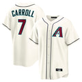 Arizona Diamondbacks #7 Corbin Carroll Player Cream CLOTHIN Home Game Stitched Jerseys