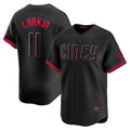 Cincinnati Reds #11 Barry Larkin Black CLOTHIN City Connect Limited Player Jersey