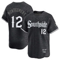 Chicago White Sox #12 Colson Montgomery Player Black CLOTHIN City Connect Limited Home Stitched Jerseys