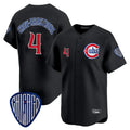 Chicago Cubs #4 Pete Crow-Armstrong Player Black CLOTHIN Vapor Premier Limited Home Stitched Jerseys