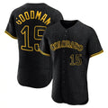 Colorado Rockies #15 Hunter Goodman Player Black CLOTHIN Snake Skin City Limited Elite Home Stitched Jerseys