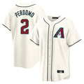 Arizona Diamondbacks #2 Geraldo Perdomo Player Cream CLOTHIN Home Game Stitched Jerseys