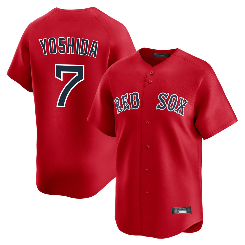 Boston Red Sox #7 Masataka Yoshida Player Red CLOTHIN Limited Home Game Stitched Jerseys1