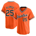Baltimore Orioles #25 Pete Alonso Player Orange CLOTHIN T-shirt Limited Home Game Stitched Jerseys