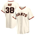 San Francisco Giants #38 Robbie Ray Cream CLOTHIN Home Replica Jersey