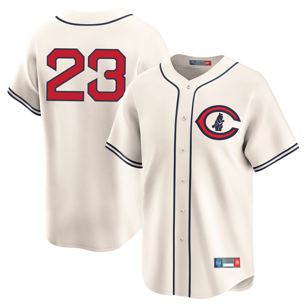 Chicago Cubs #23 Ryne Sandberg Player Cream CLOTHIN Field of Dreams Limited Home Game Stitched Jerseys