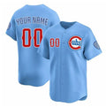 Custom Chicago Cubs Blue CLOTHIN 2024-25 2nd Alternate Limited Stitched Jersey