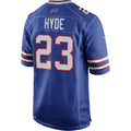 B.Bills #23 Micah Hyde Royal CLOTHIN Game Player Jersey