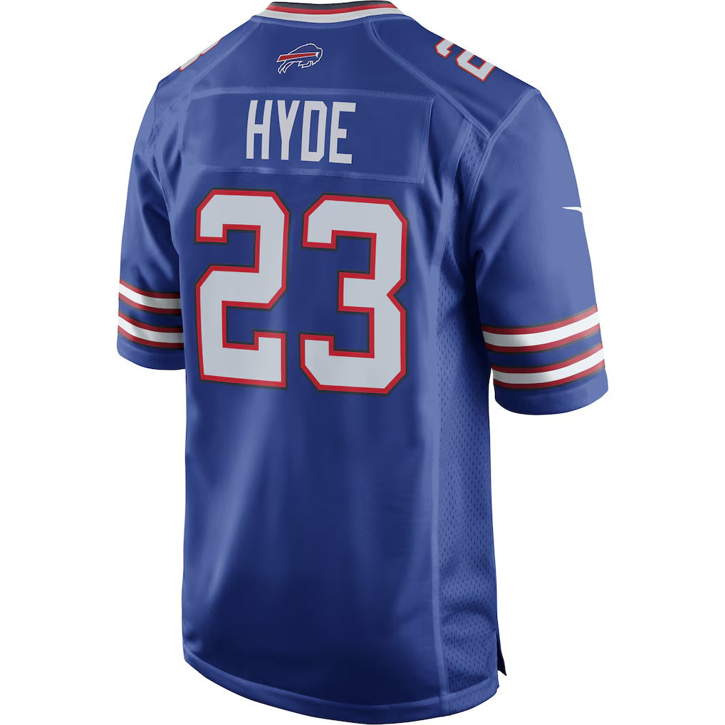 B.Bills #23 Micah Hyde Royal CLOTHIN Game Player Jersey
