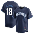 Chicago Cubs #18 Shota Imanaga Player Navy CLOTHIN City Connect Limited Home Stitched Jerseys