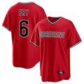 Cleveland Guardians #6 David Fry Player Red CLOTHIN Home Game Stitched Jerseys