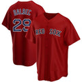 Boston Red Sox #29 Bobby Dalbec Red CLOTHIN Stitched Cool Base Jersey