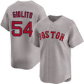 Boston Red Sox #54 Lucas Giolito Gray CLOTHIN 2024 Away Limited Stitched Jersey