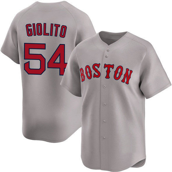 Boston Red Sox #54 Lucas Giolito Gray CLOTHIN 2024 Away Limited Stitched Jersey
