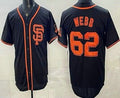San Francisco Giants #62 Logan Webb Black CLOTHIN Limited Jersey