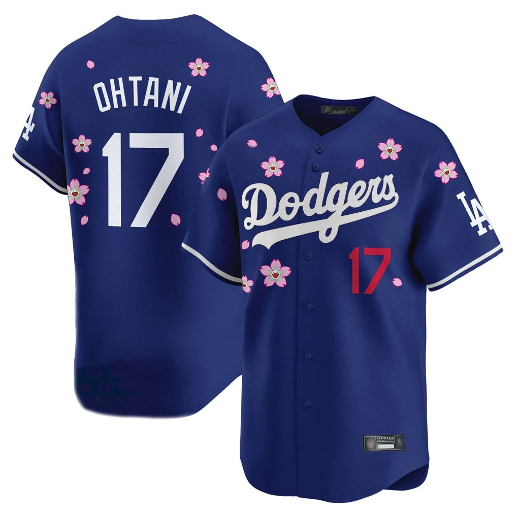Los Angeles Dodgers #17 Shohei Ohtani Player Royal CLOTHIN Tokyo Series Vapor Premier Limited Stitched Jerseys
