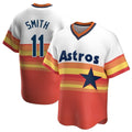 Houston Astros #11 Cam Smith Player Rainbow Cooperstown Collection CLOTHIN T-shirt Stitched Jerseys