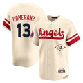 Los Angeles Angels #13 Drew Pomeranz Player Cream CLOTHIN City Connect Limited Home Stitched Jerseys