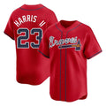 Atlanta Braves #23 Michael Harris II Player Red CLOTHIN Limited Home Game Stitched Jerseys