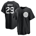 Chicago Cubs #29 Michael Busch Player Black CLOTHIN Game Stitched Jerseys