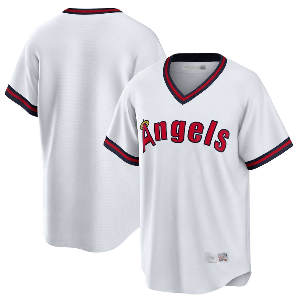 Los Angeles Angels Blank Player White CLOTHIN T-shirt Home Game Stitched Jerseys