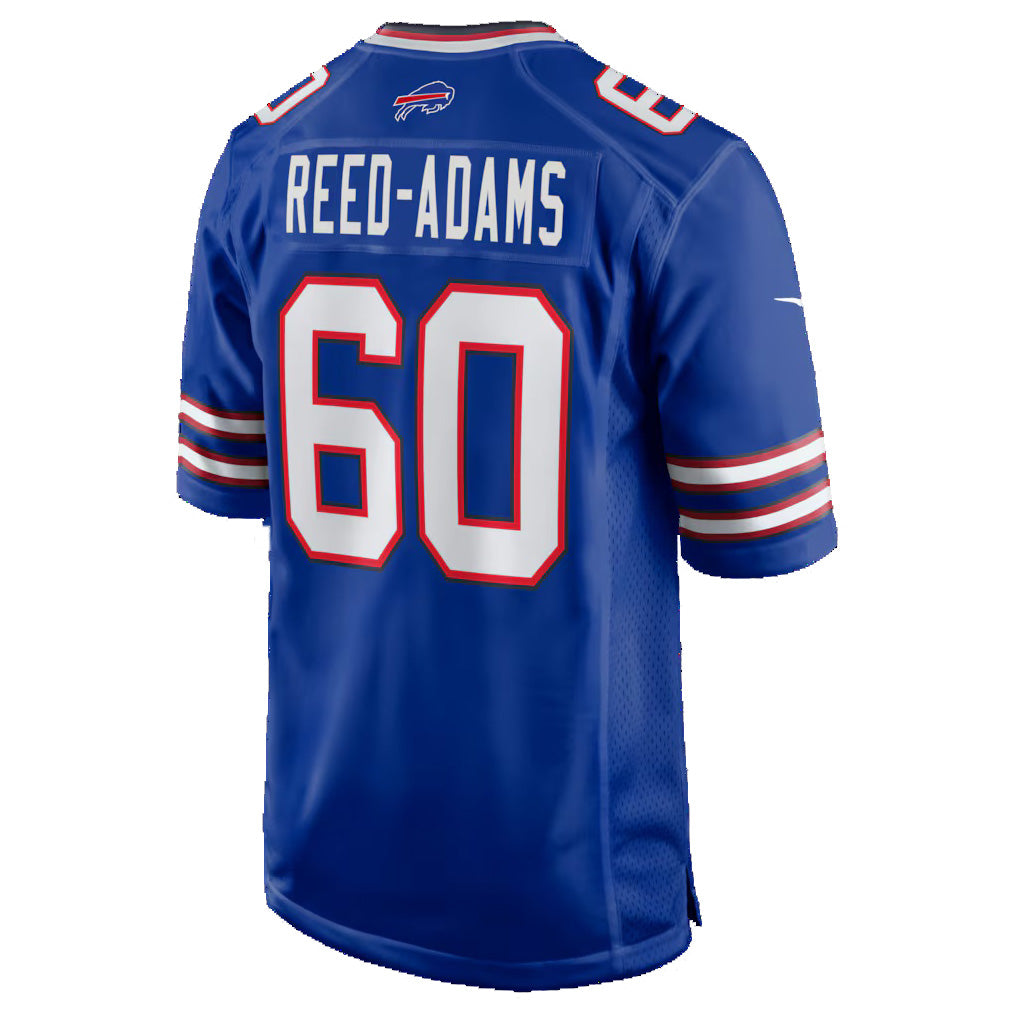 B.Bills #60 Ar'maj Reed-Adams Royal CLOTHIN Team Game Jersey