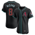 Arizona Diamondbacks #8 James McCann Player Black CLOTHIN Limited Elite Home Game Stitched Jerseys