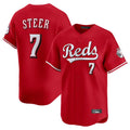 Cincinnati Reds #7 Spencer Steer Player Red CLOTHIN Home Limited Stitched Jerseys