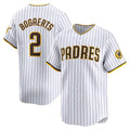 San Diego Padres #2 Xander Bogaerts White CLOTHIN Home Limited Player Jersey
