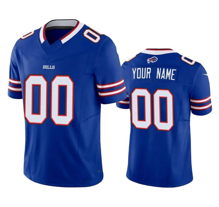 Custom B.Bills Active Player Blue CLOTHIN 2023 F.U.S.E. Vapor Untouchable Limited Stitched Jersey
